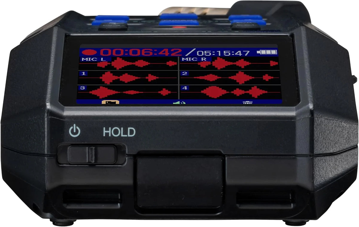 ZOOM H6essential Handy Recorder – Przenośny rejestrator audio 32-bit float z nagrywaniem 6 ścieżek – Idealny do podcastów, muzyki i dźwięku filmowego – Czarny