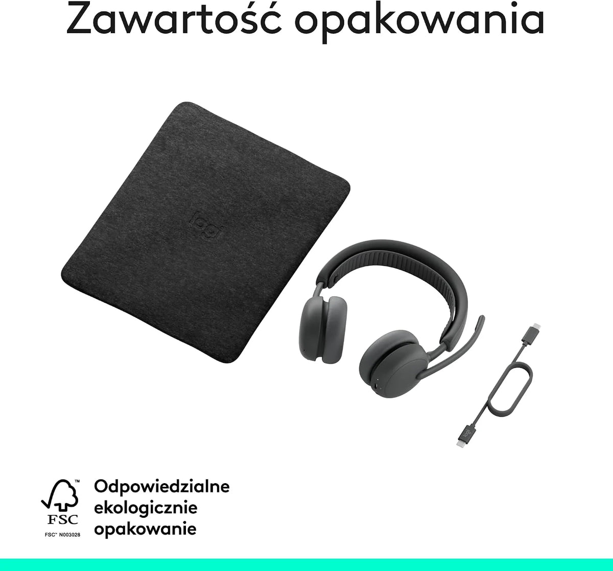 Logitech Zone Wireless 2 ES – bezprzewodowy zestaw słuchawkowy