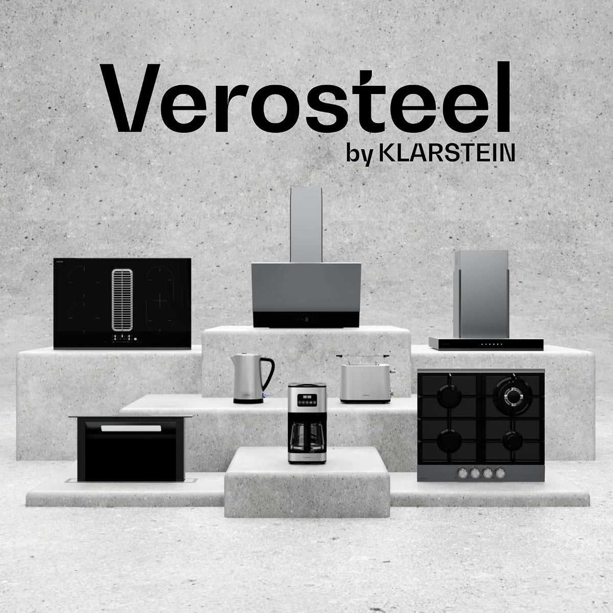 Klarstein Verosteel płyta grzewcza ze szkła ceramicznego – 60 cm, 4 strefy, dotykowy suwak, 6600 W, owalne i podwójne strefy grzewcze, timer, zabezpieczenie przed dziećmi, wskaźnik ciepła resztkowego