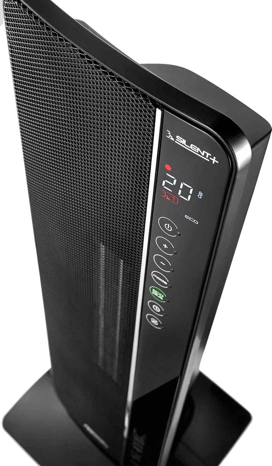 De'Longhi Grzejnik ceramiczny TCH8993ER.BC, ceramiczny termowentylator z 3 stopniami ogrzewania do pomieszczeń do 70 m³, technologia Silent, obrotowa podstawa, timer 24 h, funkcja ochrony przed