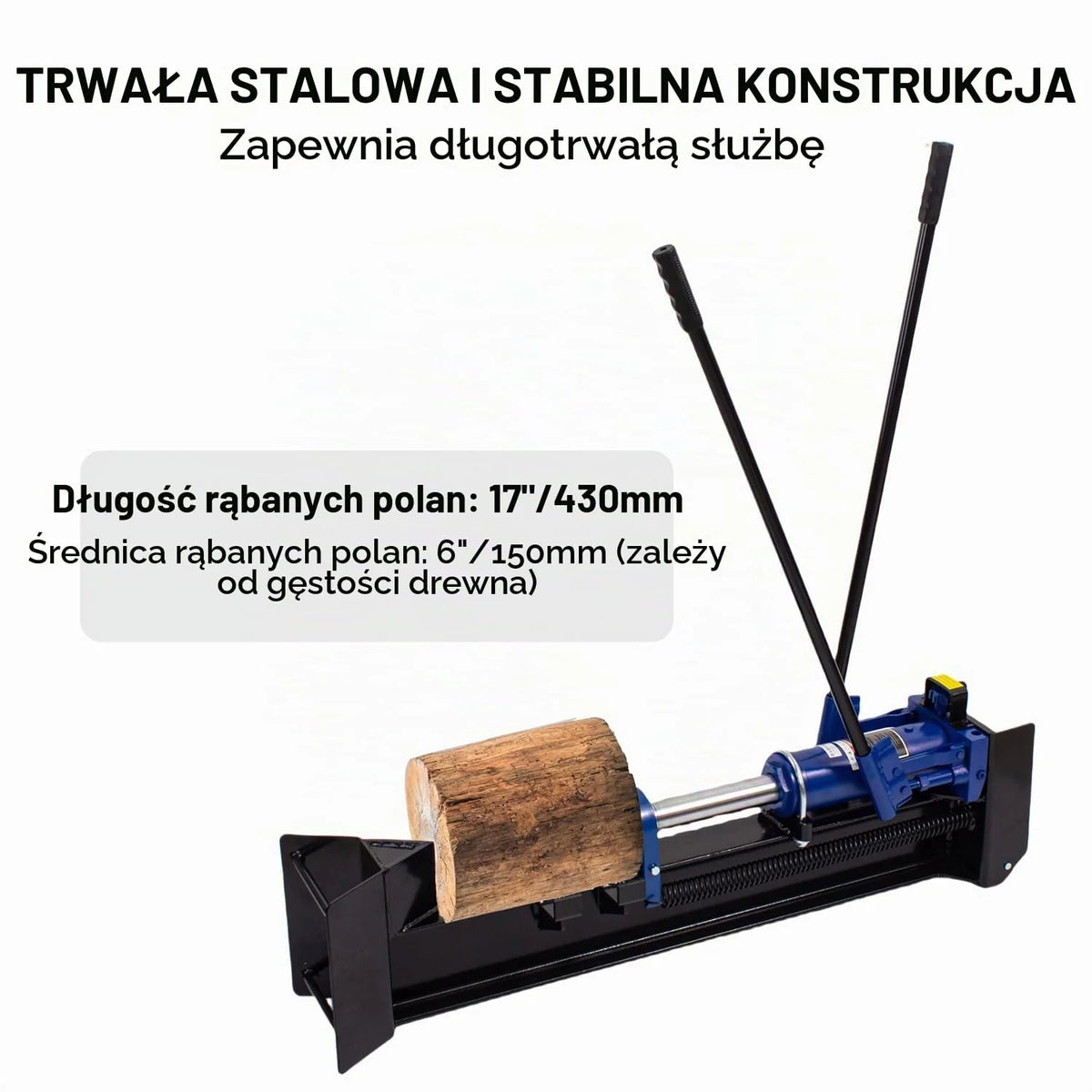 KATSU Ręczna łuparka do drewna opałowego 12 ton Ręczna łuparka do drewna opałowego 331250