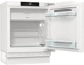 Gorenje RBIU609EA1 lodówka stołowa do zabudowy z zamrażarką/88 nisz/zawias drzwiowy/klasa efektywności energetycznej: E/121 litrów/technika drzwi stałych/SuperCool/wskaźnik temperatury/zawias drzwiowy