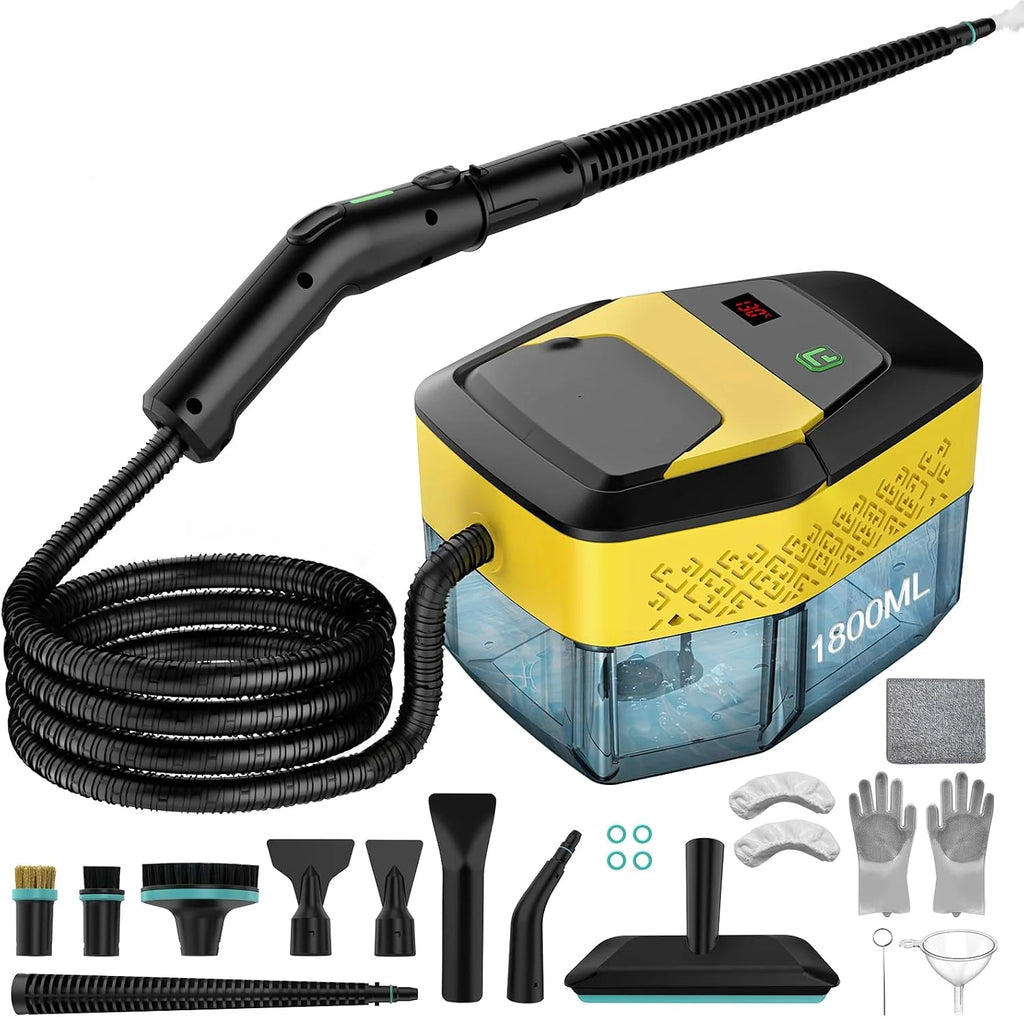 Granarbol 1800 ml – 2500 W myjka parowa, ogrzewanie 8 s, 275°F/145°C, usuwa