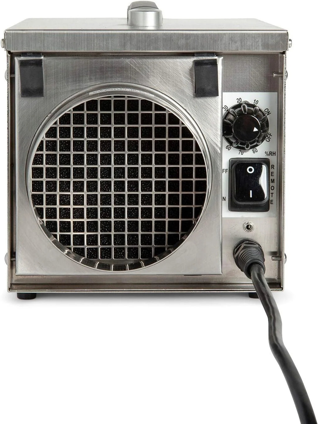 Ecor Pro DH1200 INOX DryFan adsorpcyjny osuszacz powietrza, stal nierdzewna, 12 l dzień, 500 W, do usuwania uszkodzeń spowodowanych wodą i suszenia budowlanego