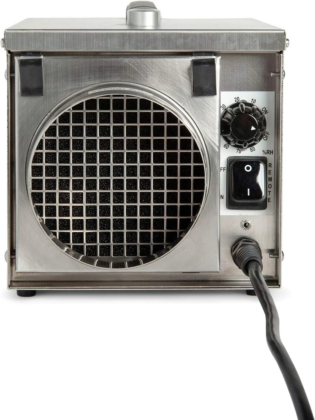 Ecor Pro DH1200 INOX DryFan adsorpcyjny osuszacz powietrza, stal nierdzewna, 12 l dzień, 500 W, do usuwania uszkodzeń spowodowanych wodą i suszenia budowlanego