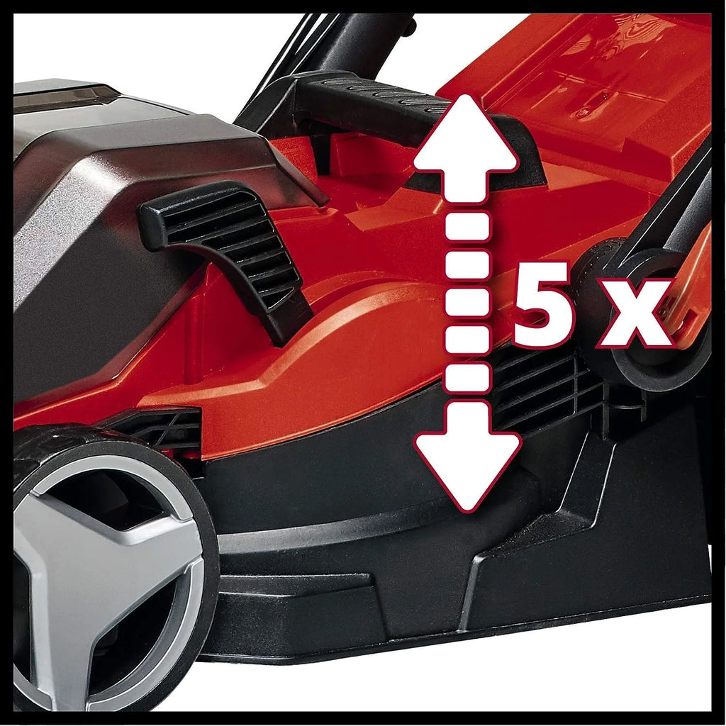 Einhell Ge-Cm 36/34-1 Li-Solo Kosiarka Akumulatorowa, Czerwony/Czarny, 33.5 cm