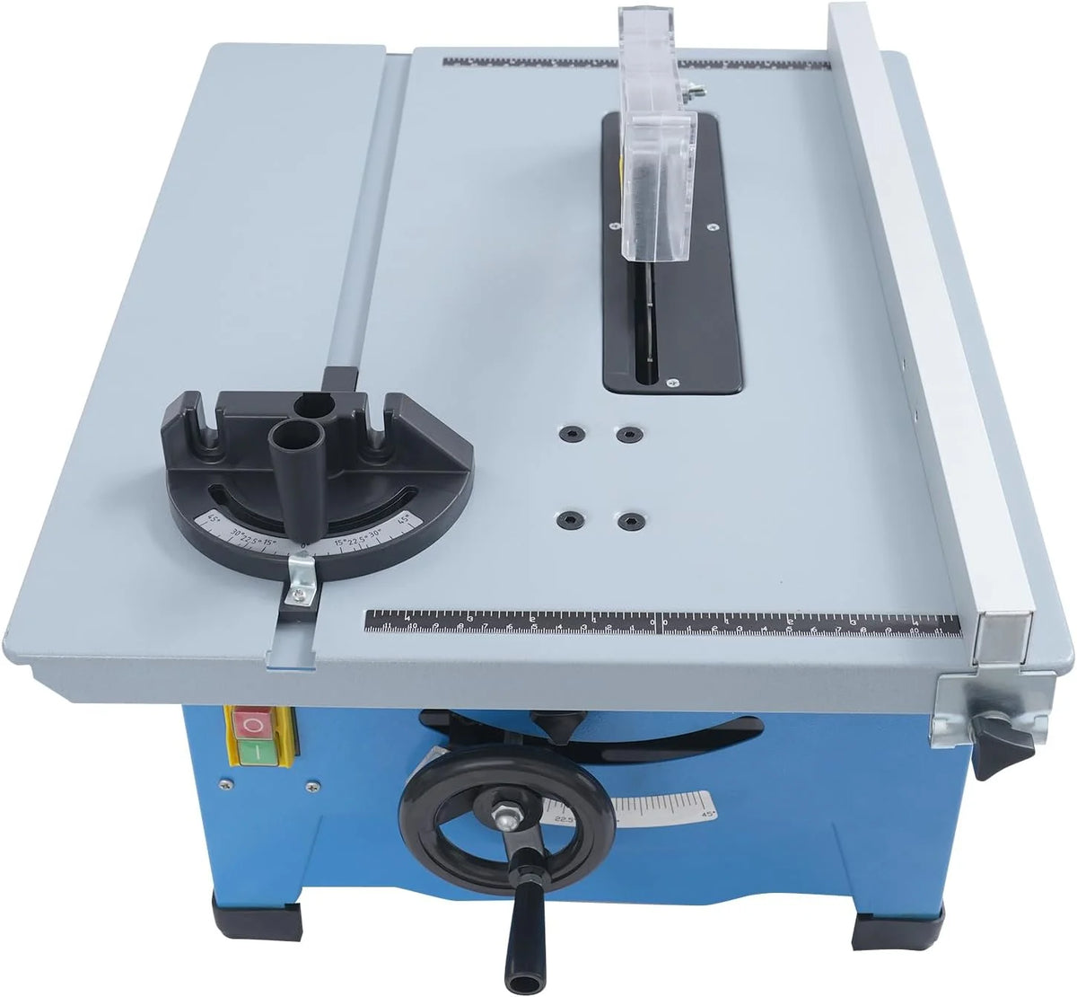 Mini stołowa pilarka tarczowa 1400 W, 4200 obr./min, z poszerzeniem stołu, cięcie 0-45° i głębokość cięcia 54 mm, piła tarczowa z brzeszczotem 210 mm do obróbki drewna i majsterkowiczów