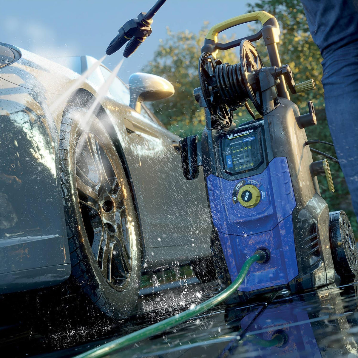 Michelin Myjka wysokociśnieniowa MPX25DTS z systemem Dualtech (2500 W, 150 bar, 810 l/h)