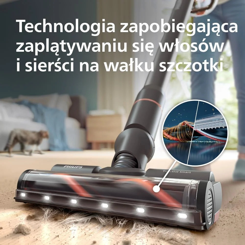 Philips SpeedPro Max Odkurzacz Pionowy serii 7000, Ssanie 360°, Do Sierści
