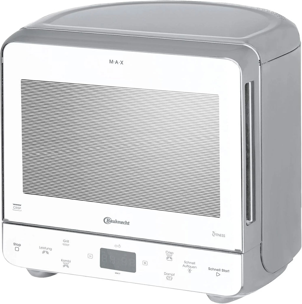 Bauknecht MW 39 WSL/połączenie grilla i kuchenki mikrofalowej/funkcja Crisp / 700 W / 13 l komora gotowania/super kompaktowa konstrukcja/funkcja gotowania na parze/funkcja szybkiego