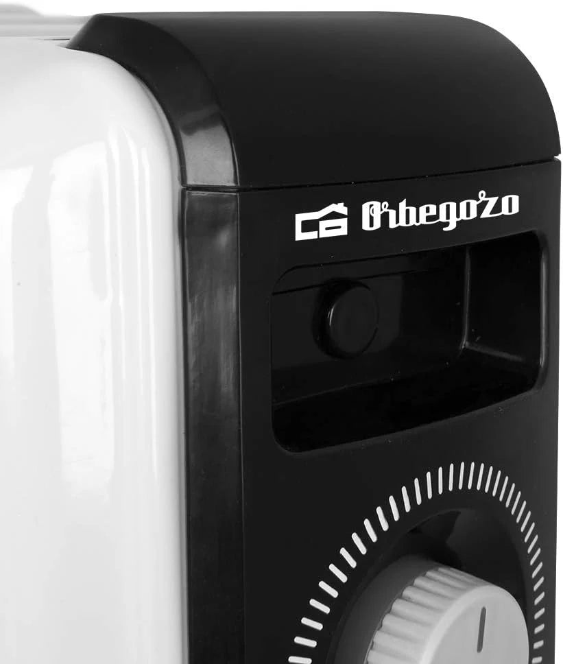 Orbegozo RF 2500 grzejnik olejowy, modułowa konstrukcja z 11 elementami, 2500 W, biały