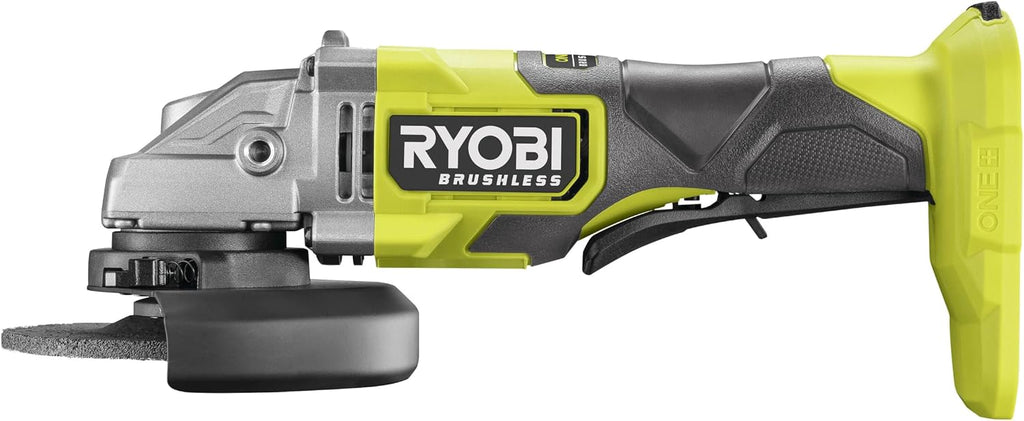 RYOBI - Szlifierka kątowa 2000 W śr. 230 mm - 6600 obr./min - uchwyt tylny obracany o 180° - Soft Start - Dostarczany z 1 metalową tarczą tnącą o średnicy 230 mm i 1 kluczem serwisowym - EAG2000-G