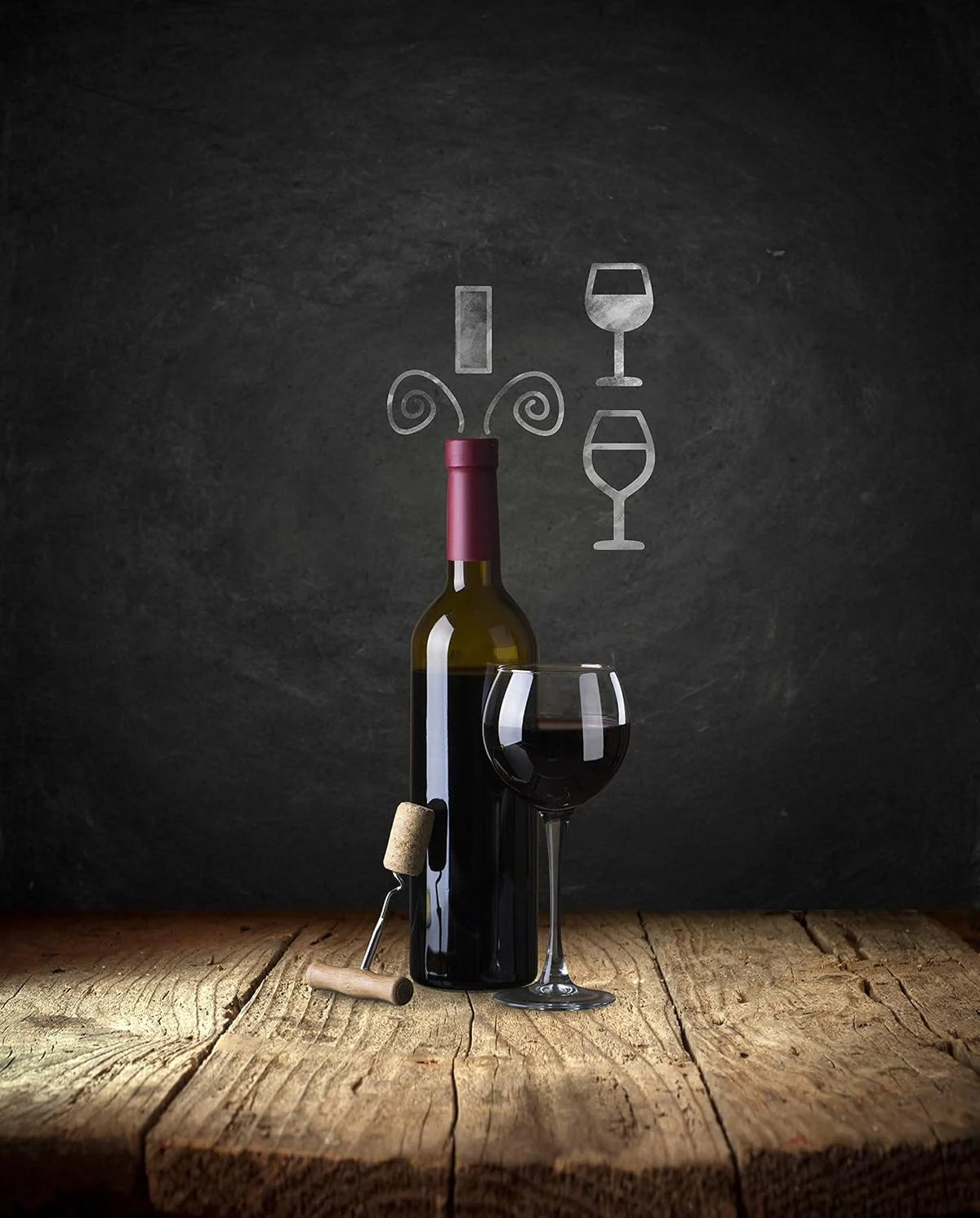 CASO WineComfort 126 designerska lodówka na wino na 126 butelek (do 310 mm wysokości), dwie strefy temperatury 5-20°C, lodówka na napoje, klasa energetyczna B