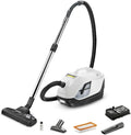 Kärcher DS 6 Odkurzacz z filtrem wodnym, moc: 650 W, promień działania: 10,2 m, waga: 7,5 kg, filtr HEPA 13, przełączana dysza podłogowa, dysza szczelinowa, dysza do tapicerki
