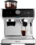 Cecotec Ekspres do kawy z podwójnym wyjściem Power Espresso 20 Barista Cream. 1550 W, 20 prętów, zbiornik na ziarna kawy 250g, młynek z 30 poziomami mielenia, termoblok, zbiornik na wodę 2.5 L