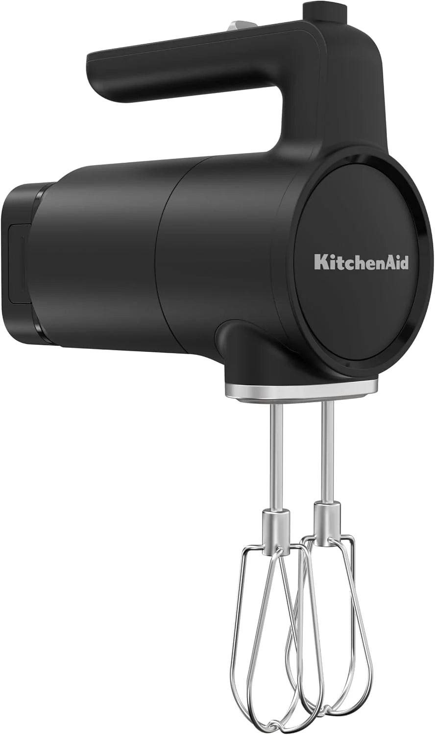 Kitchenaid Bezprzewodowy mikser ręczny Go Cordless - elektryczny mikser z 7 stopniami prędkości, 2 trzepaczki turbo, akumulator w zestawie, czarny