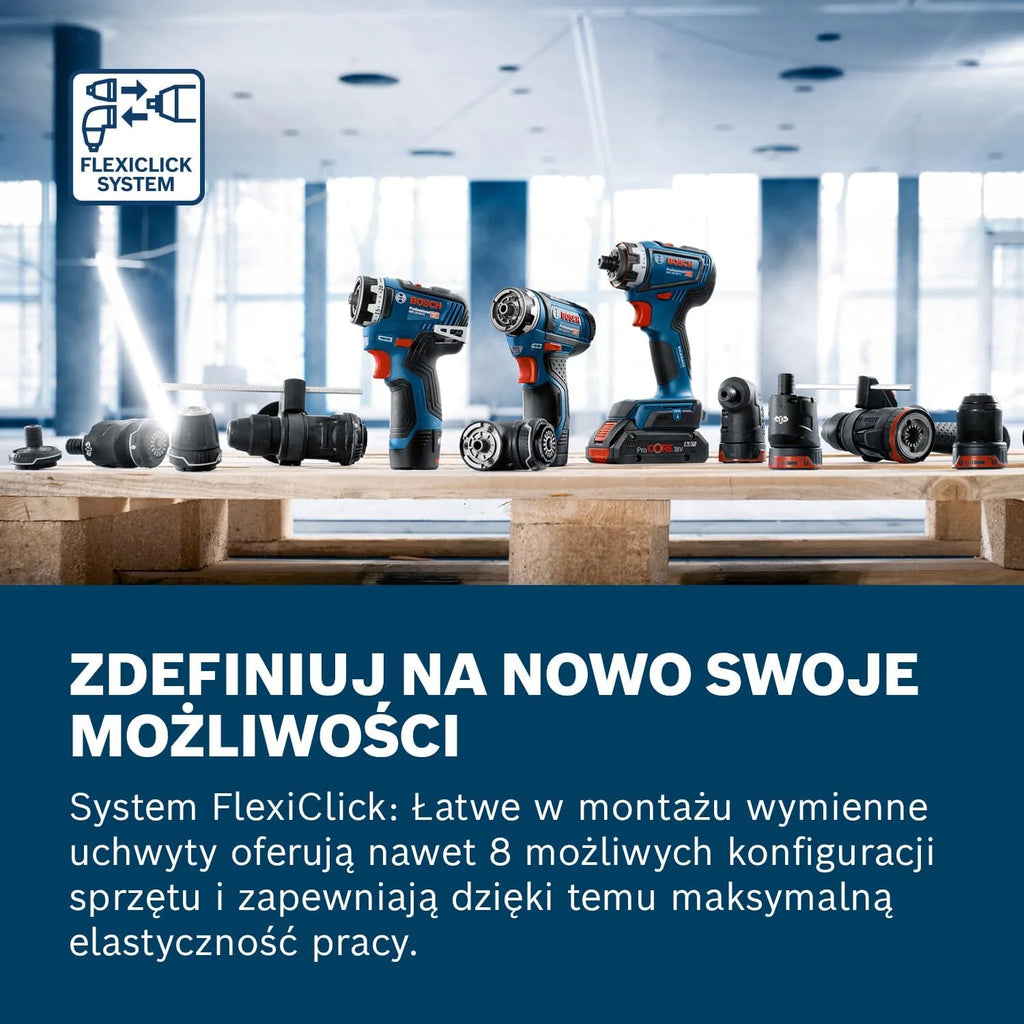 Bosch Professional system 12V: akumulatorowa wiertarko-wkrętarka GSR 12V-35 FC (bez akumulatorów i ładowarki, opakowanie kartonowe)