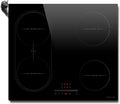 NOXTON Płyta indukcyjna 60 cm, płyta kuchenna do zabudowy, 4 płyty, 3500 W