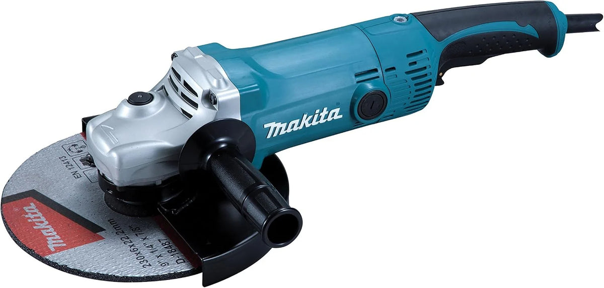 Makita Szlifierka Kątowa, Czarny/Niebieski, 455 x 250 x 132 mm