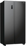 Gorenje NRR 9185 EABXL Side by Side lodówko-zamrażarka, Made in Europe, EEK E, NoFrostPlus, kompresor inwerterowy, Crisp Zone, ConvertActive Zone, FastFreeze, 178,6 cm, czarna