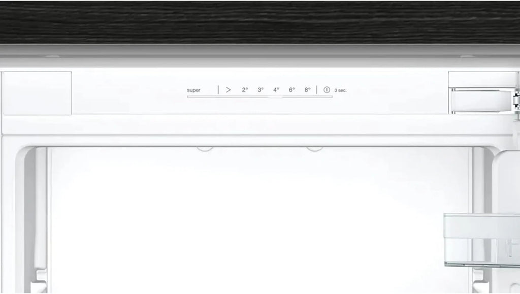 Siemens KI85NNFE0 iQ100 lodówko-zamrażarka do zabudowy, 177,2 x 54,1 cm, chłodzenie 150 l + zamrażanie 99 l, noFrost, autoAirflow – równomierne chłodzenie na wszystkich poziomach, światło LED