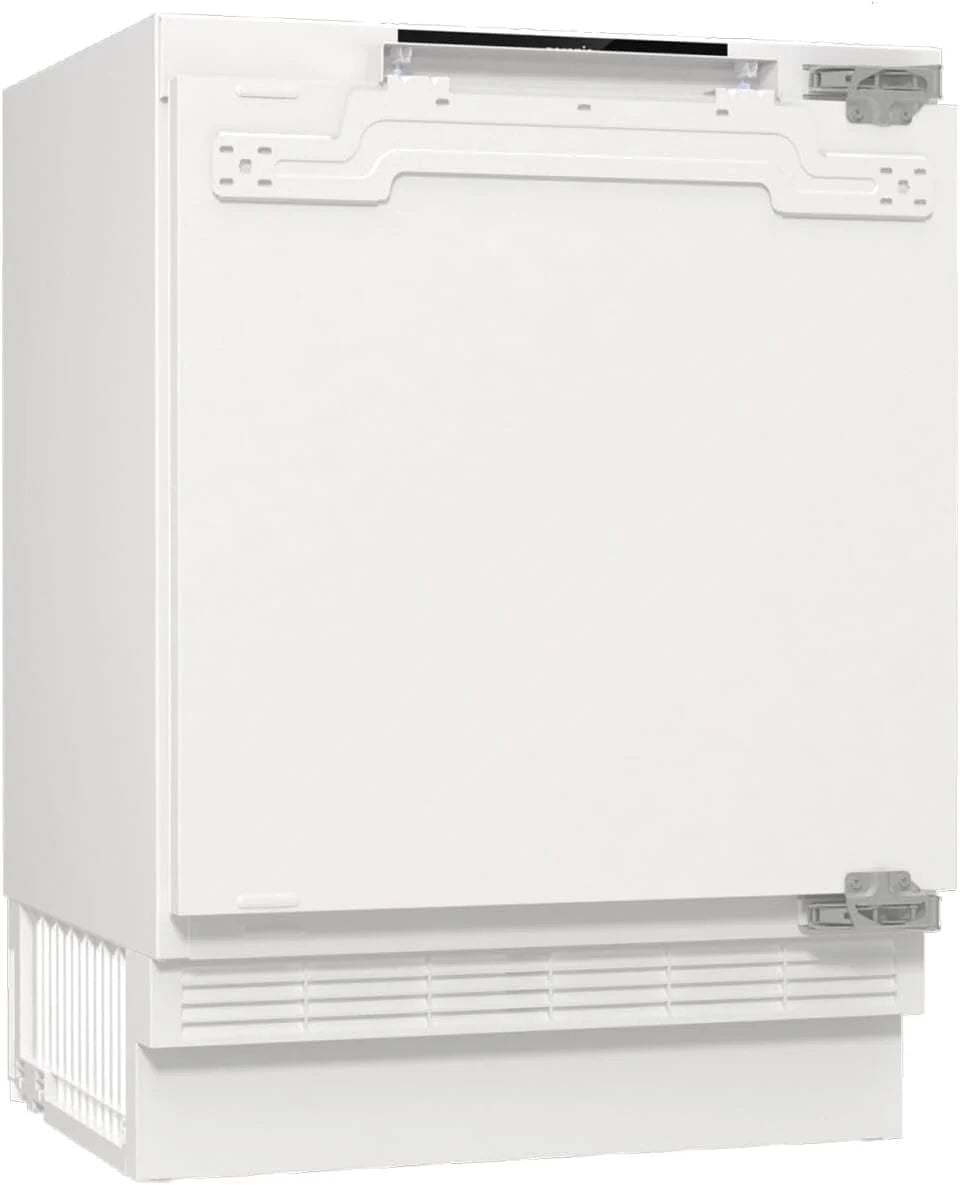Gorenje RBIU609EA1 lodówka stołowa do zabudowy z zamrażarką/88 nisz/zawias drzwiowy/klasa efektywności energetycznej: E/121 litrów/technika drzwi stałych/SuperCool/wskaźnik temperatury/zawias drzwiowy