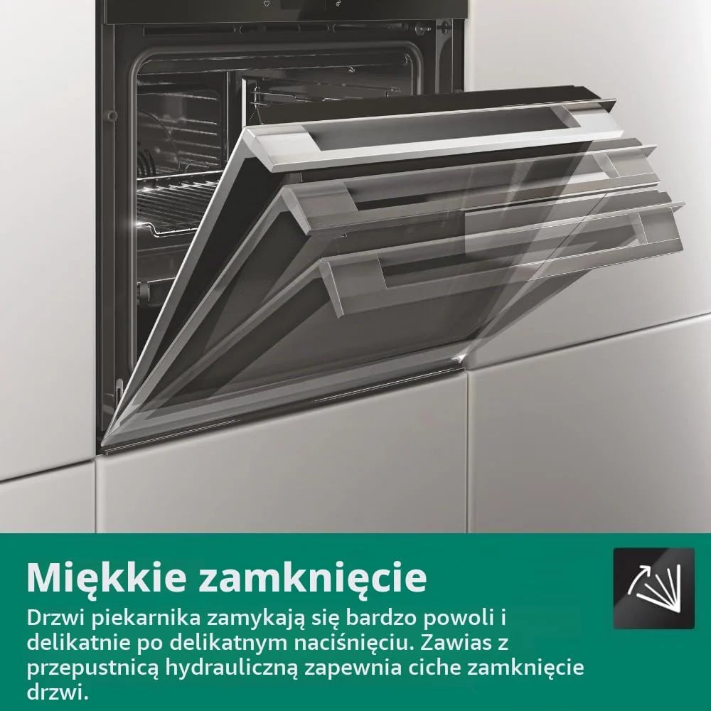 Bauknecht BBI4S8HM1SK piekarnik na gorące powietrze do zabudowy, 60 cm, 73 l/wielopoziomowe gotowanie, funkcja AirFry, moc gorącego powietrza, wysoka temperatura, funkcja pizzy, Dynamic