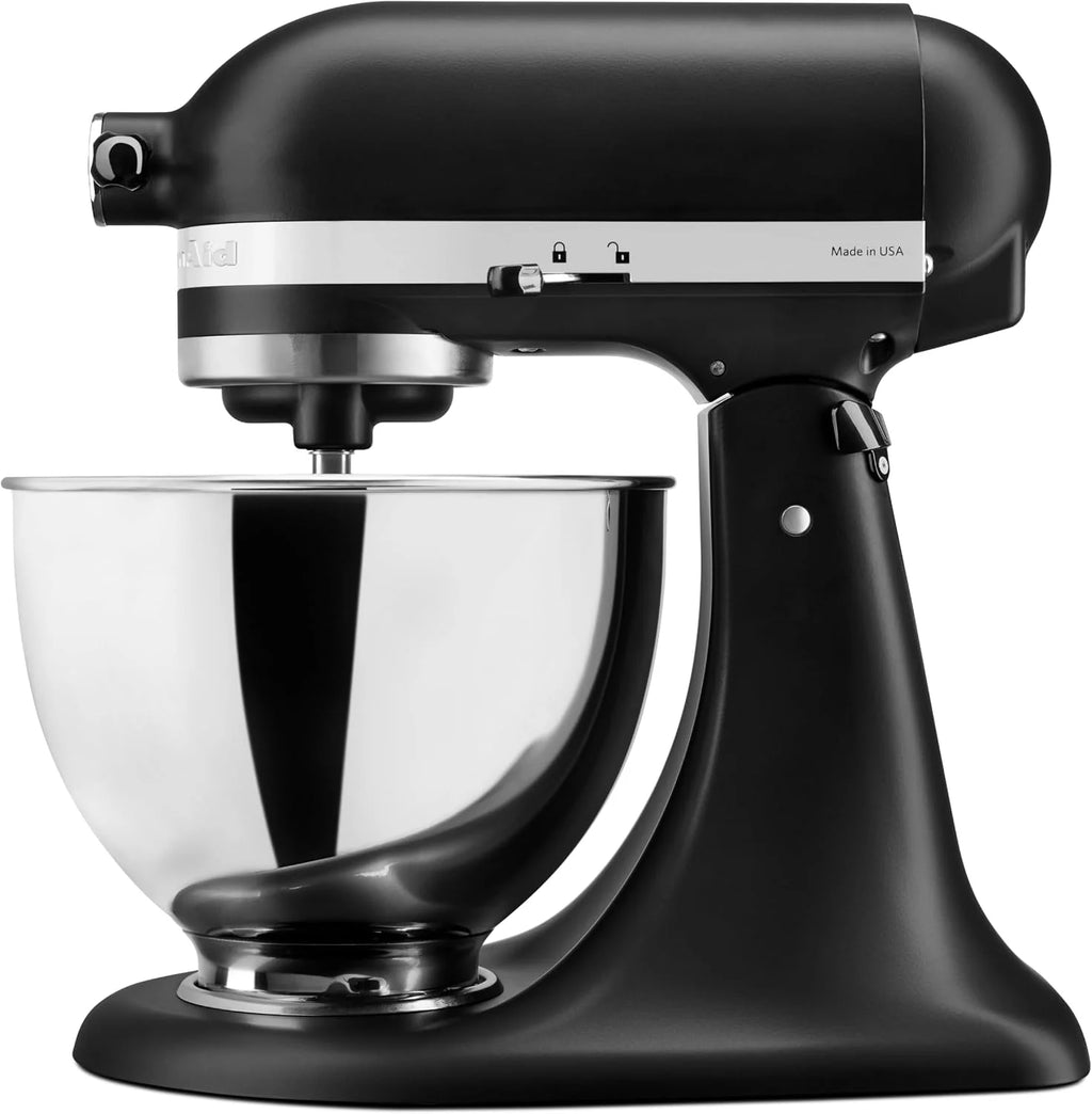 KitchenAid 5KSM95PSEBM robot kuchenny z uchylną głowicą silnika, 4,3 l, kolor czarny matowy