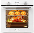 Cuisson à l'air Chaud 3D piekarnik do zabudowy, 60 cm, wolnostojący, 60 l, timer, 2,2 kW, 9 funkcji, z grillem i emaliowaną blachą do pieczenia, Cuisson à l'air Chaud 3D