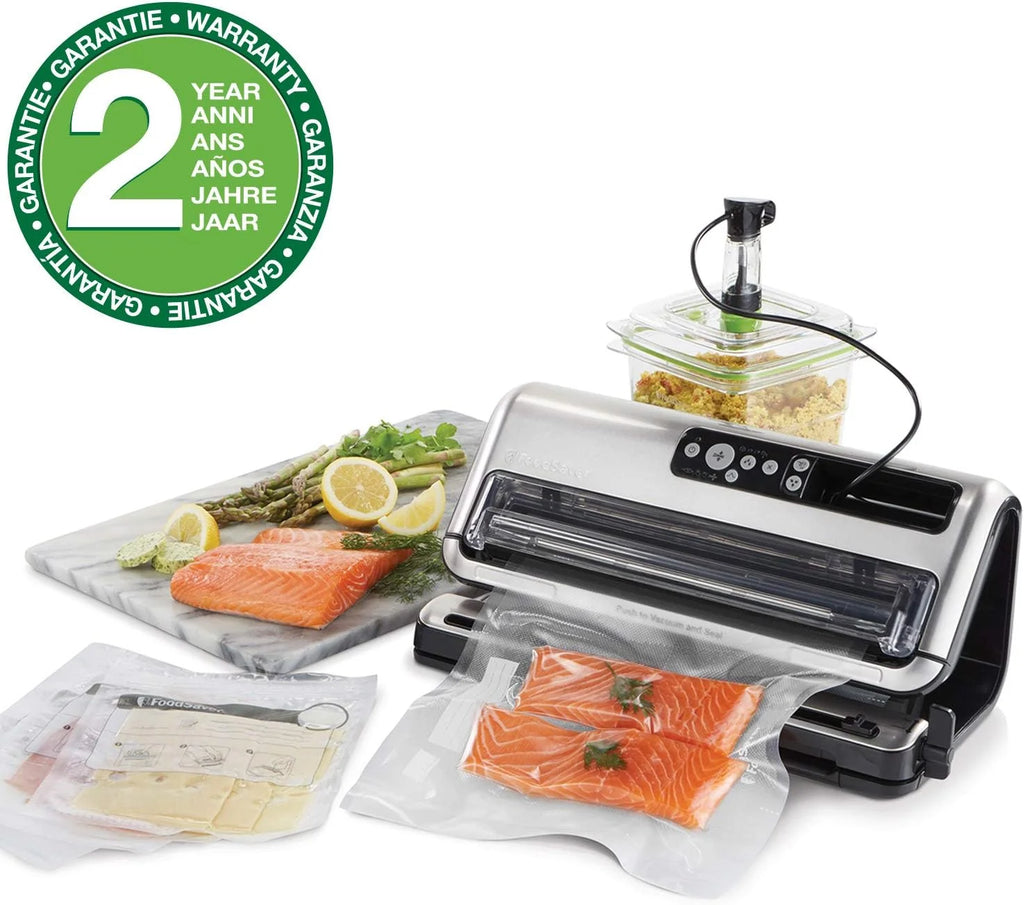 FoodSaver zgrzewarka próżniowa z trybem automatycznego pakowania próżniowego, pakowarka próżniowa FFS006X