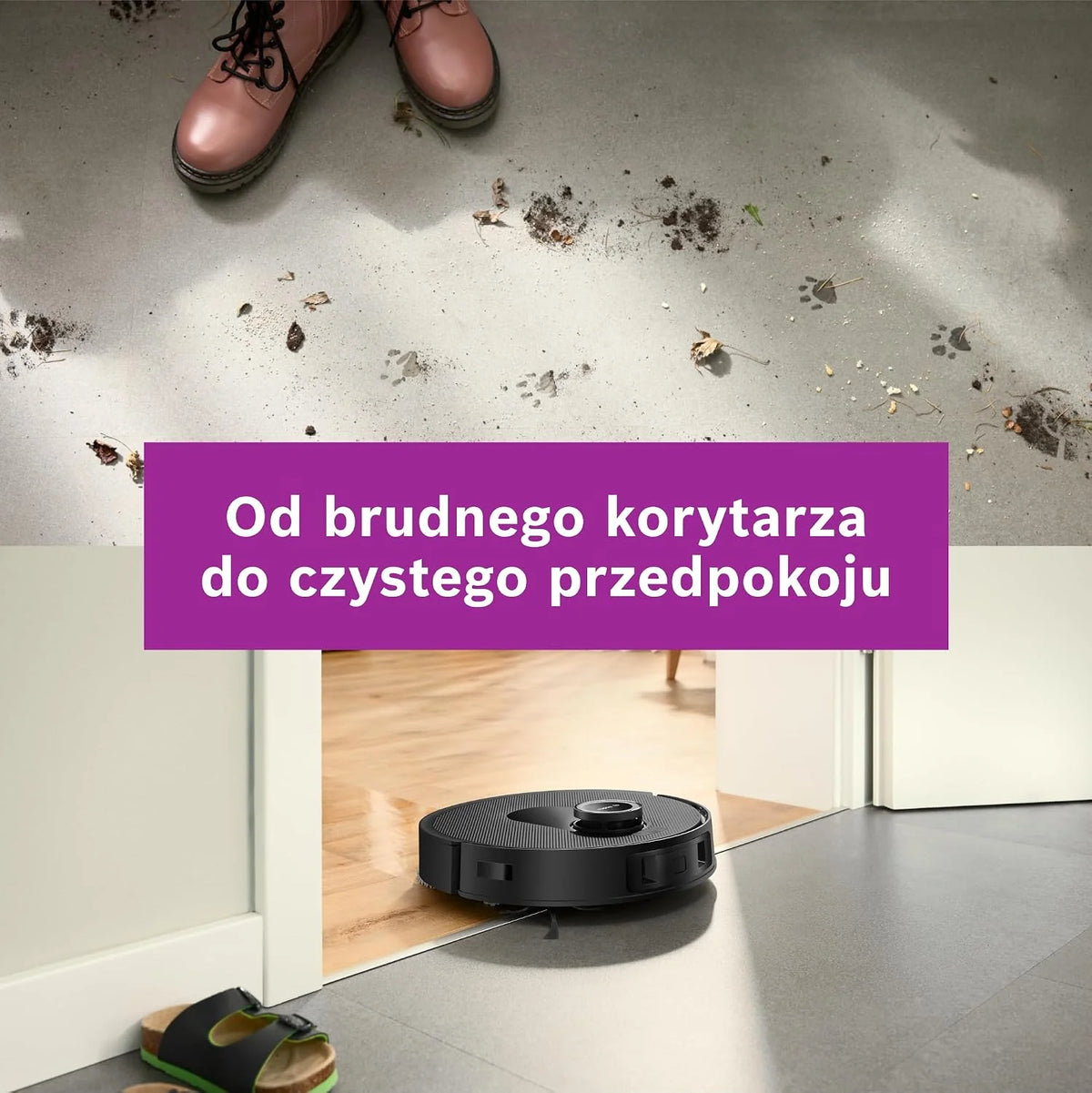 Bosch Spotless Max Robot sprzątający, BCRDW3B, czarny