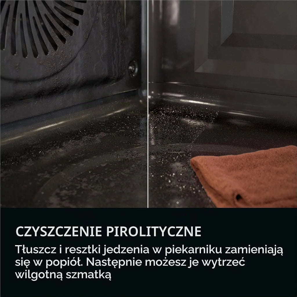 AEG 6 WiFi piekarnik do zabudowy, SteamCrisp – 25% pary, TR6PB50WSB