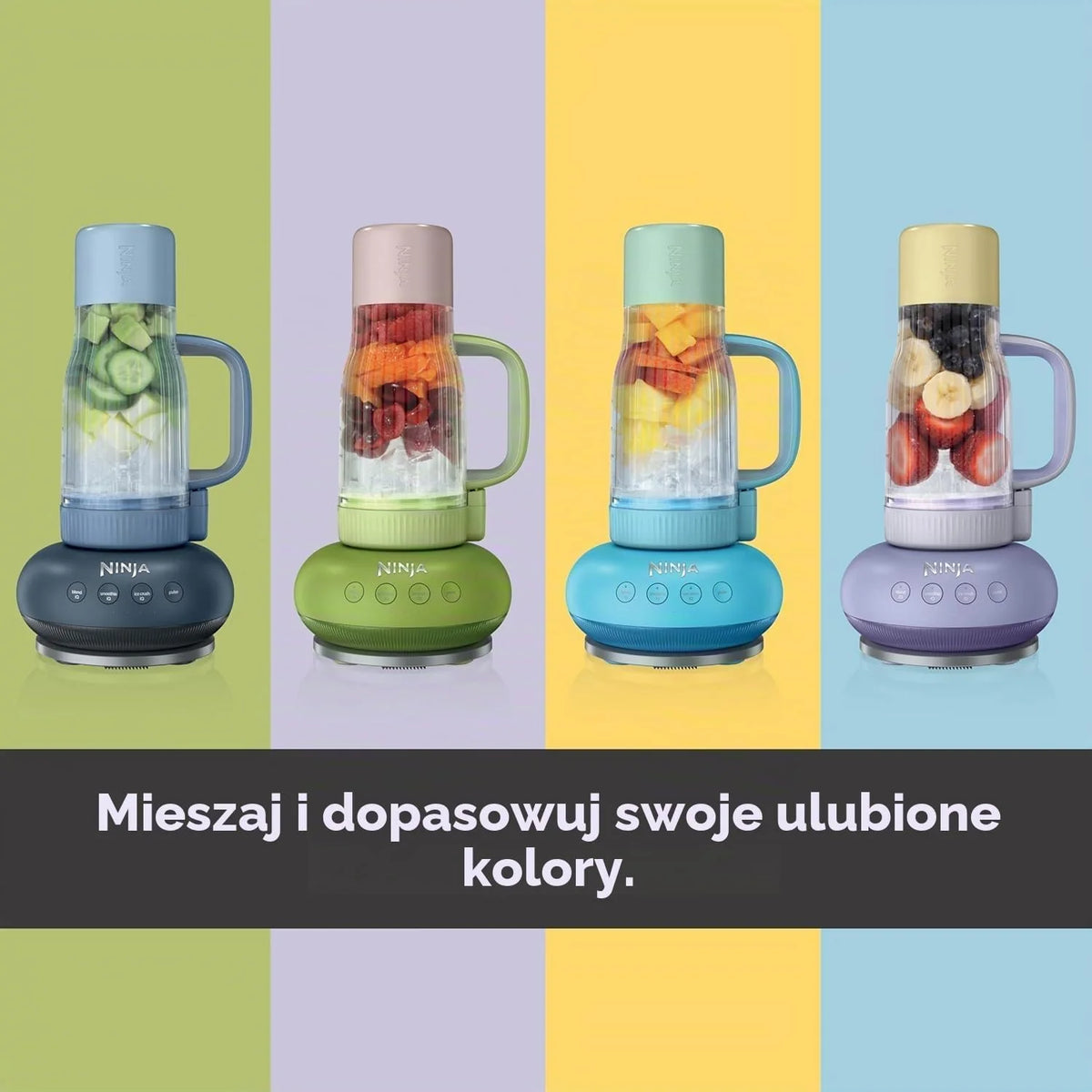 Ninja BlendBoss Blender z przenośnym kubkiem, kamień DB351UKST