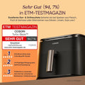COSORI Frytkownica beztłuszczowa 9-w-1, Air Fryer XXL 6 l. Cichy silnik DC (5 prędkości), grill, pieczenie, fermentacja, suszenie, rozmrażanie, 87 przepisów, do 64% oszczędności energii