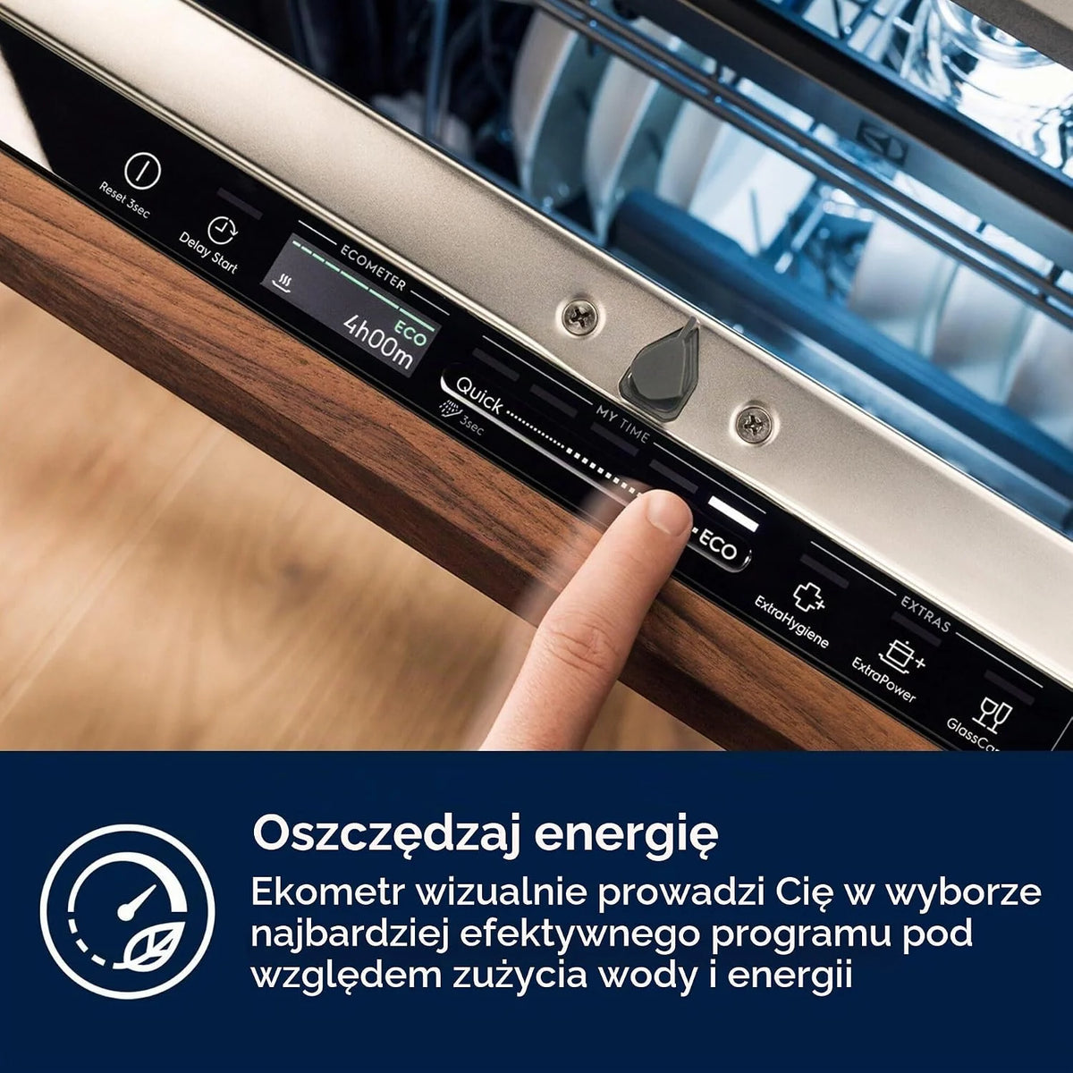 Zmywarka do zabudowy 60 cm na 13 sztućców klasy C