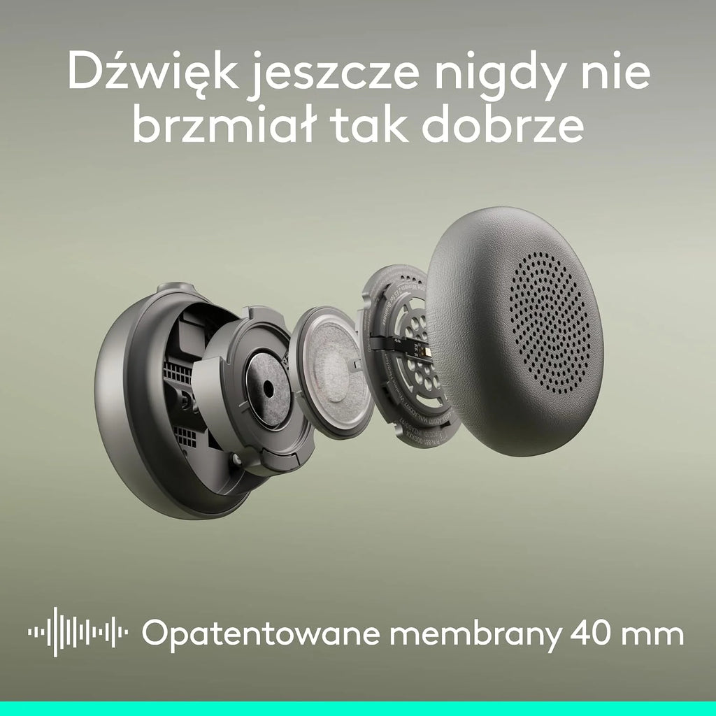 Logitech Zone Wireless 2 ES – bezprzewodowy zestaw słuchawkowy