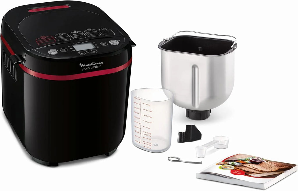 Moulinex Automat do pieczenia chleba programy tworzywo sztuczne 31 x 29 x 29 cm czarny/purowy