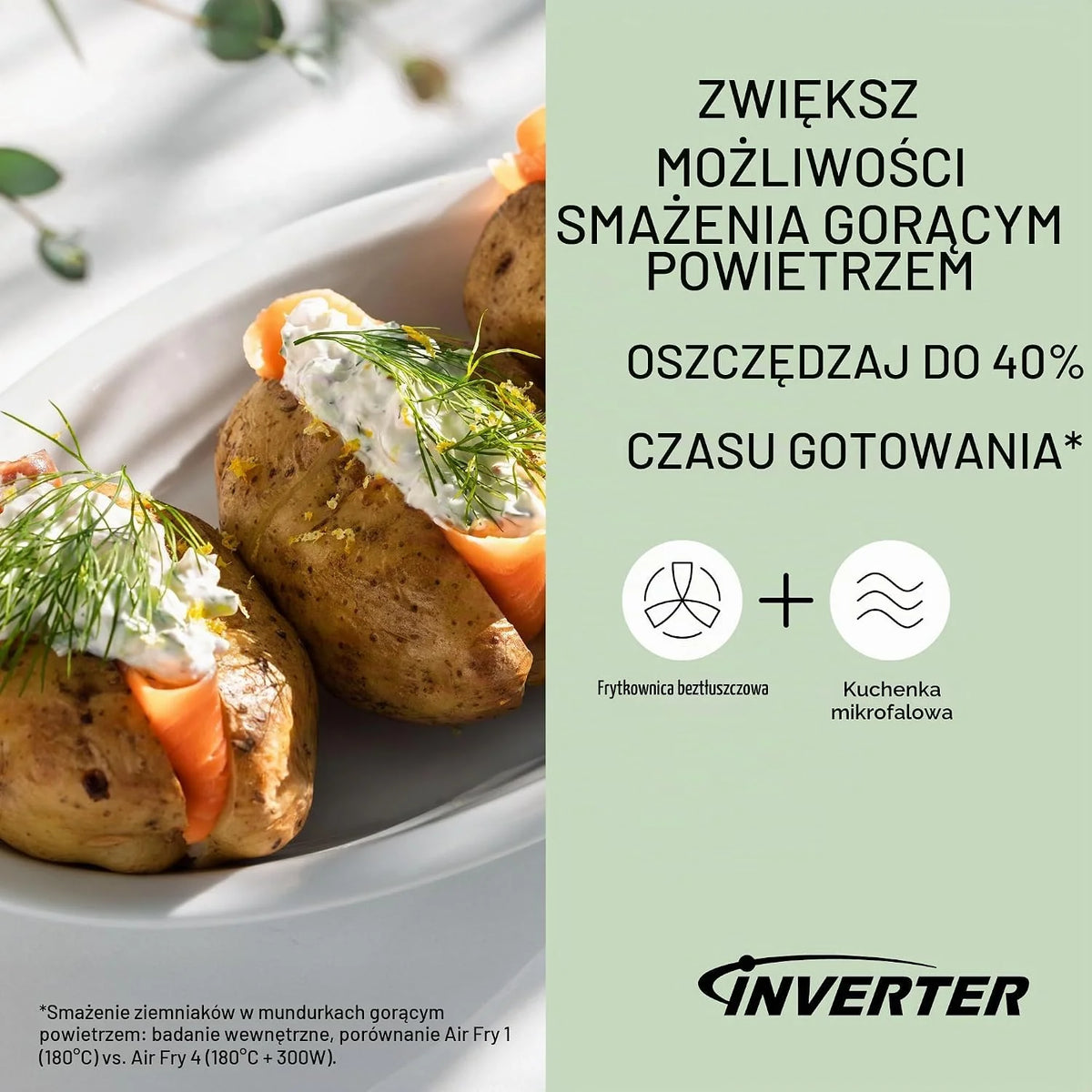 Panasonic NN-CT56RBEPG 27 l kuchenka mikrofalowa kombi 4 w 1 z Airfryer, inwerter 1000 W, 19 automatycznych programów, grill konwekcyjny, oszczędność miejsca, smukła konstrukcja, czarna