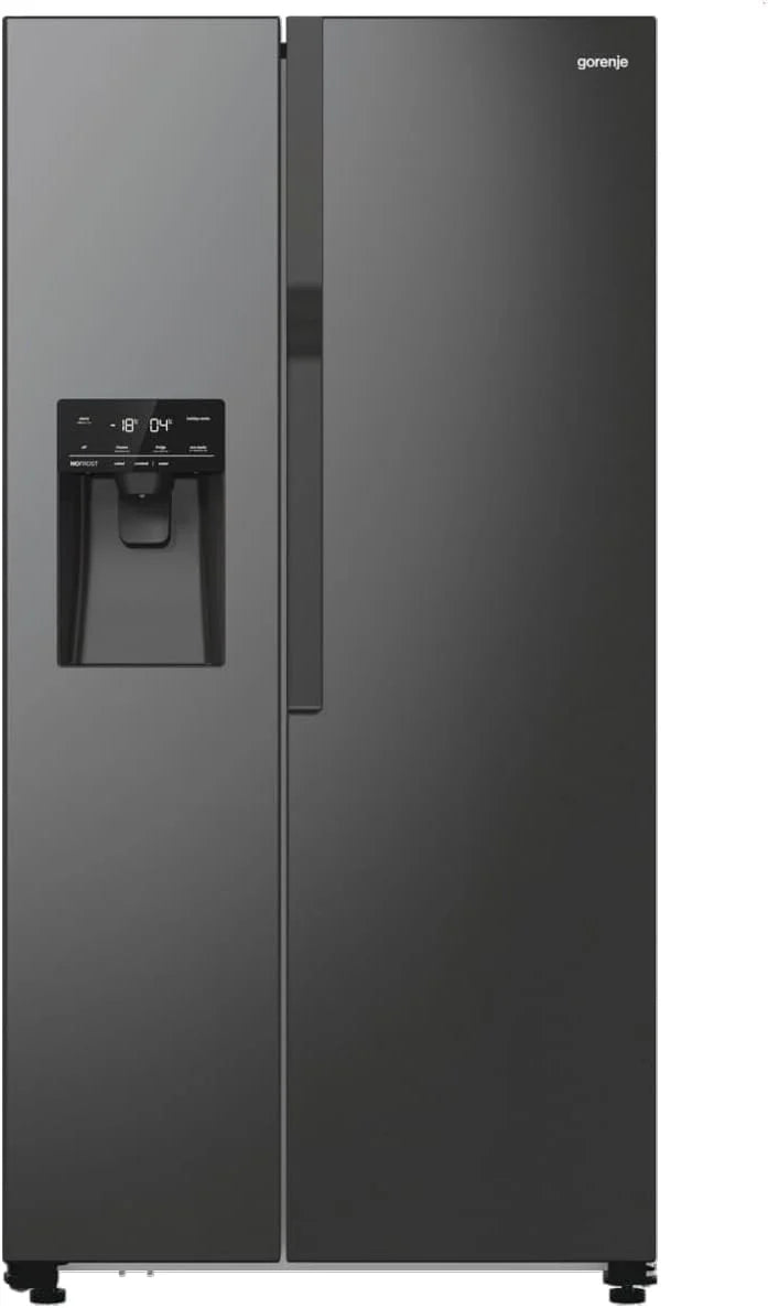 Gorenje NRR9185ESBXL Side by Side lodówko-zamrażarka, stal nierdzewna, kolor czarny