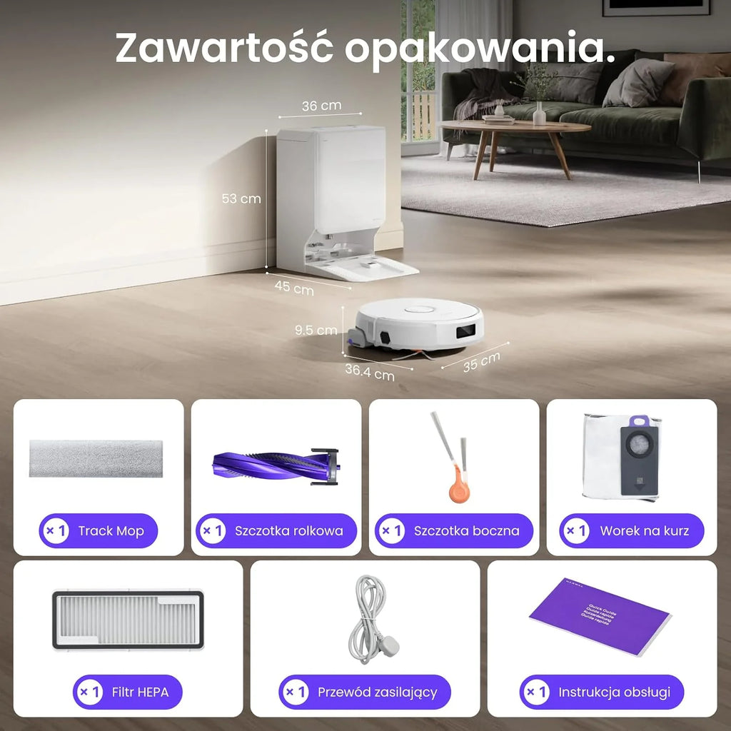 Narwal Freo 20 Edge Samooczyszczający Robot Sprzątający z Mopem Taśmowym