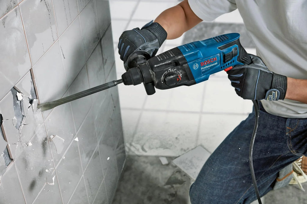 Bosch Professional Młot udarowo-obrotowy GBH 2-21 Professional (uchwyt SDS plus, rękojeść dodatkowa, sukno maszynowe, ogranicznik głębokości, walizka)
