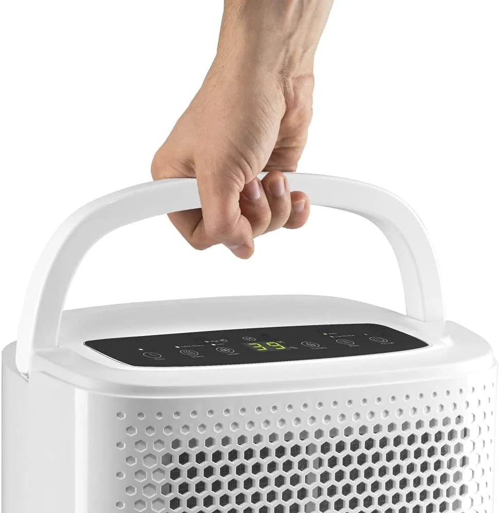TROTEC Osuszacz powietrza elektryczny TTK 26 E – wydajność 10 L/dzień – powierzchnia 15 m² / 37 m³ – urządzenie osuszające z funkcją automatycznego wyłączania