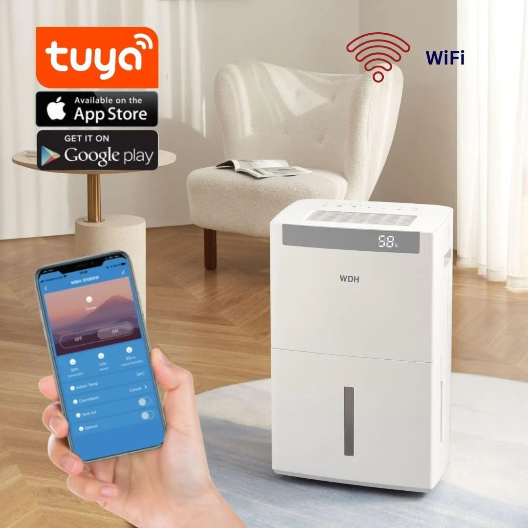 Aktobis osuszacz powietrza, suszarka budowlana WDH-870FW (do 70 l/t + cyfrowa + WLAN)