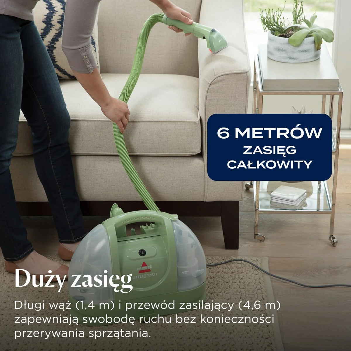 BISSELL Little Green Odkurzacz Piorący do Tapicerki 340W 4098N