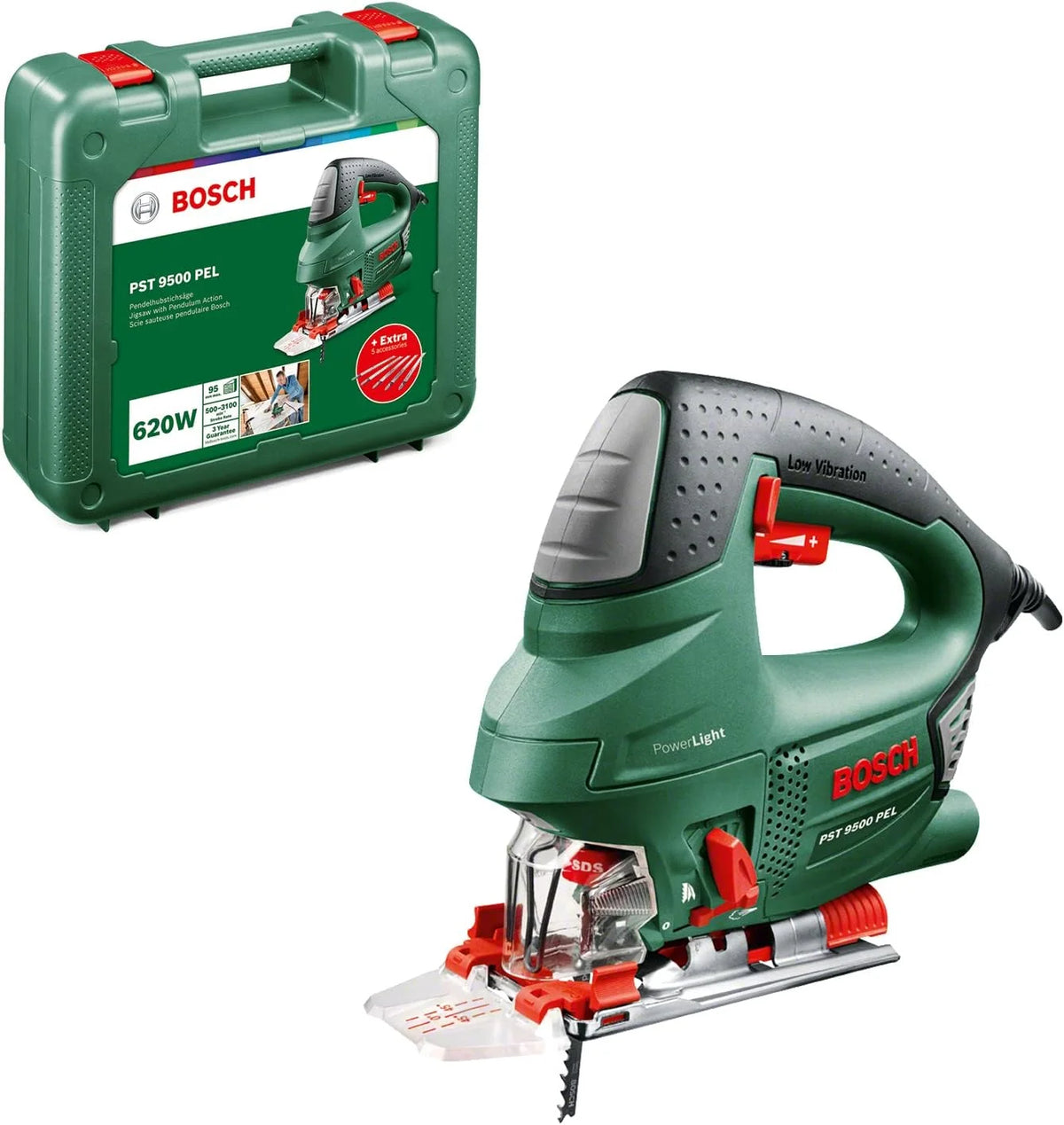 Bosch Wyrzynarka PST 9500 (620 W)