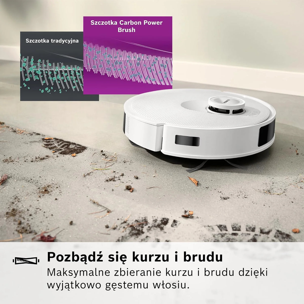 Bosch Spotless+ Robot sprzątający, BCRD1W, biały
