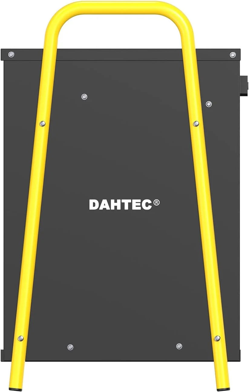 DAHTEC 15 kW Ulepszony Elektryczny Grzejnik Wentylatorowy – Stalowa Obudowa – Przemysłowe Grzejniki Przenośne - Zabezpieczenie przed Przegrzaniem – Idealny na Plac Budowy, do Garażu i Szklarni