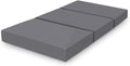Amazon Basics Materac składany z pianką z pamięcią kształtu, 120 x 195 x 10 cm