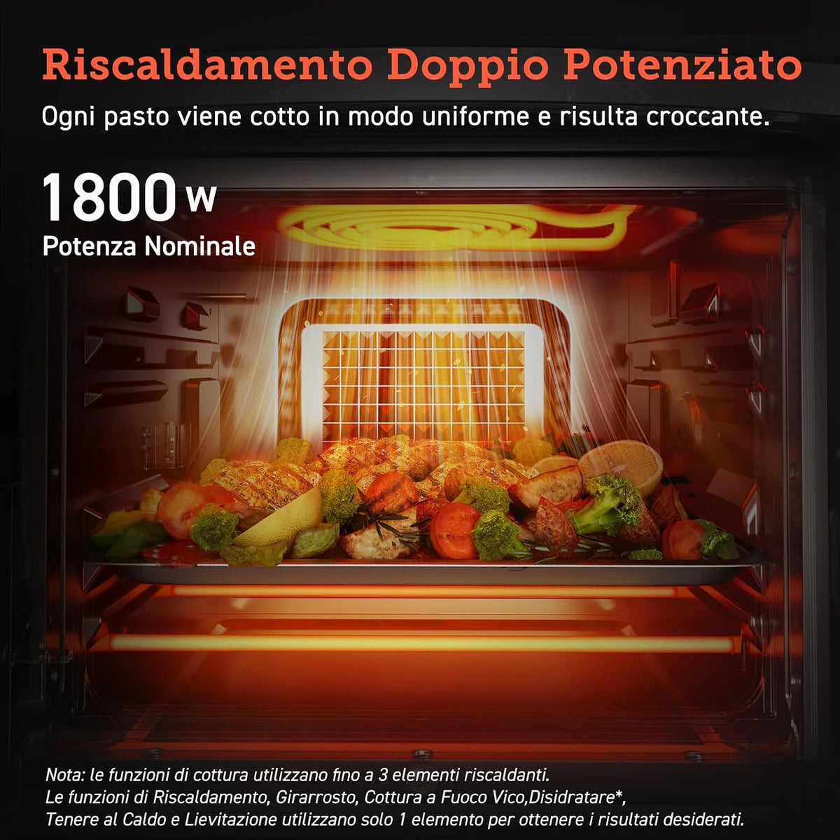 COSORI Frytkownica na gorące powietrze, 12 l, 11 funkcji, suszenie, fermentacja, podwójne ogrzewanie, okienko, Airfryer XXL, piec na gorące powietrze, mini piekarnik, książka z przepisami (może nie