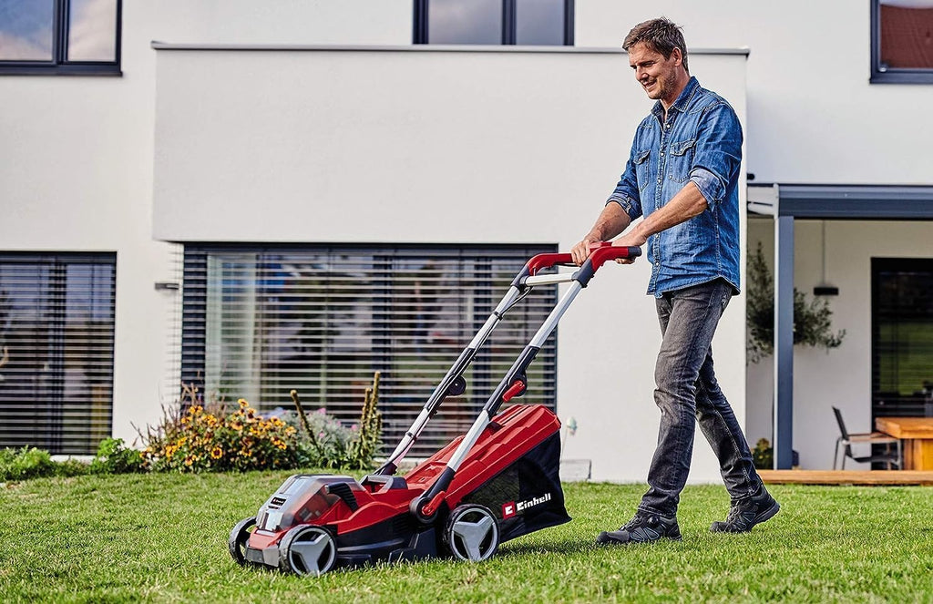 Einhell Ge-Cm 36/34-1 Li-Solo Kosiarka Akumulatorowa, Czerwony/Czarny, 33.5 cm